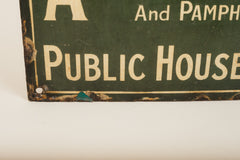 PRHA (People's Refreshment House Assoc.) Enamel Sign