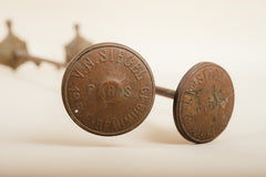 19th-century French Brass Hat Stands