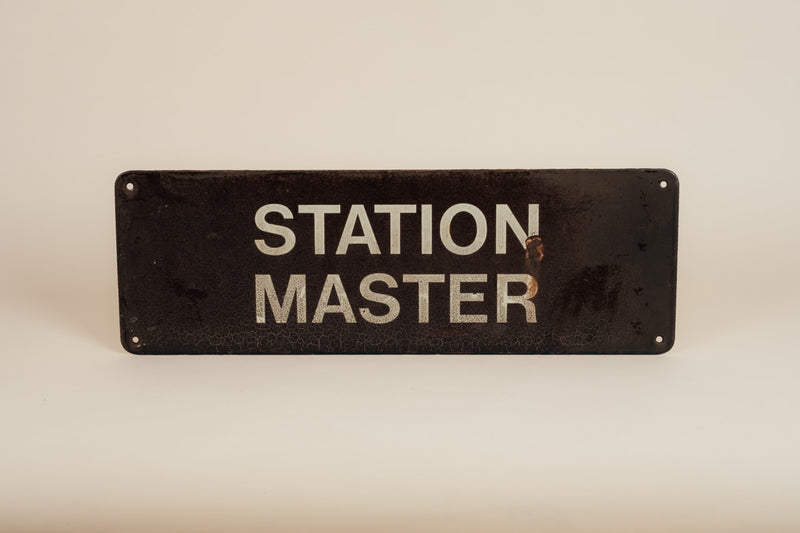 GWR Station Master Enamel Sign