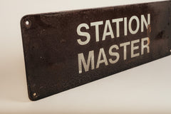 GWR Station Master Enamel Sign