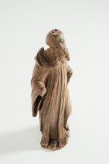 Hand Carved Religious Figure Circa 17th Century