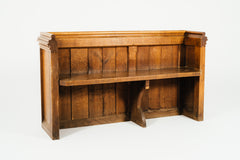 Early 20th Century Solid Oak Church Pew Bench