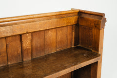 Early 20th Century Solid Oak Church Pew Bench