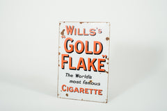 Wills ‘Gold Flake’ Enamel Sign Circa 1920/30s