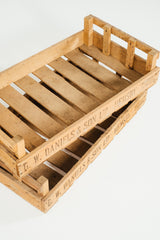 Branded Chitting Crates C.1950s