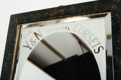 Y & N Corsets Advertising Mirror Circa 1900s